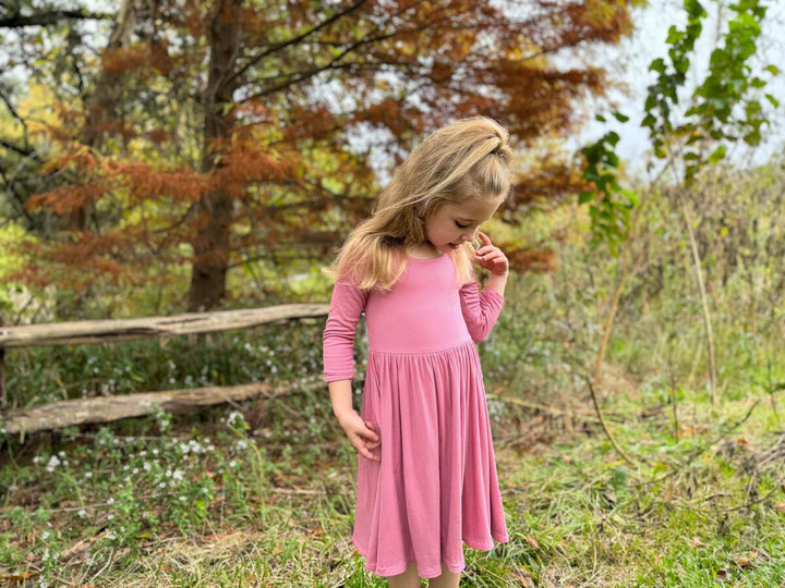 Viganette Teagan Reversible Dress model pink far