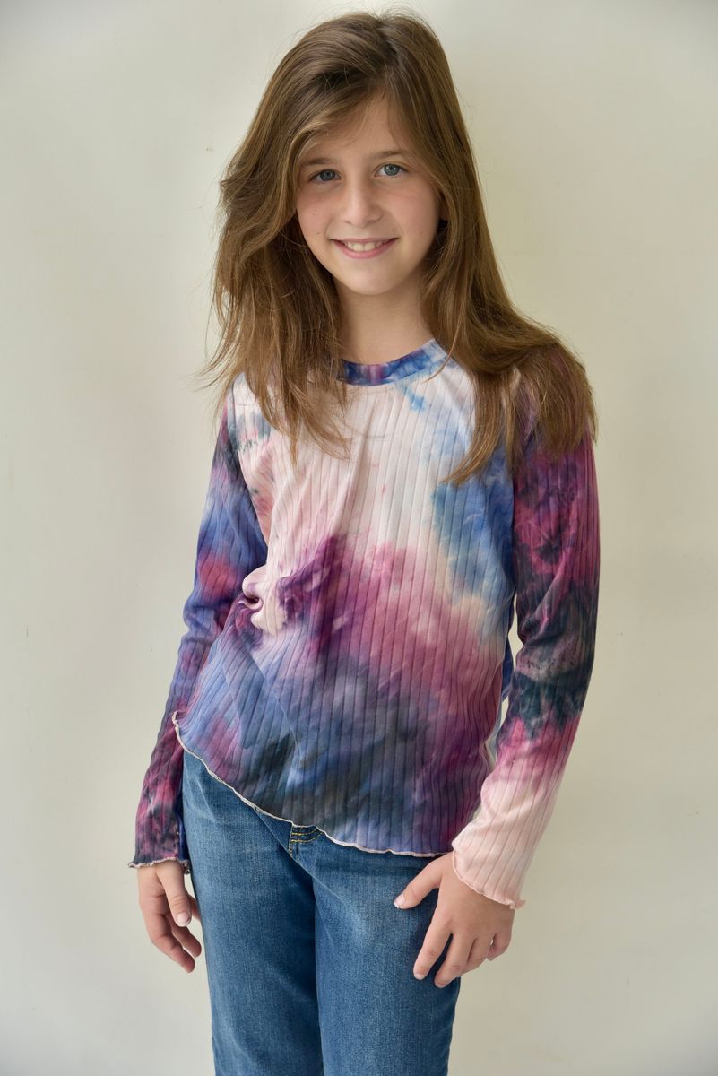 Area Code 407 Nadia Tie Dye Top