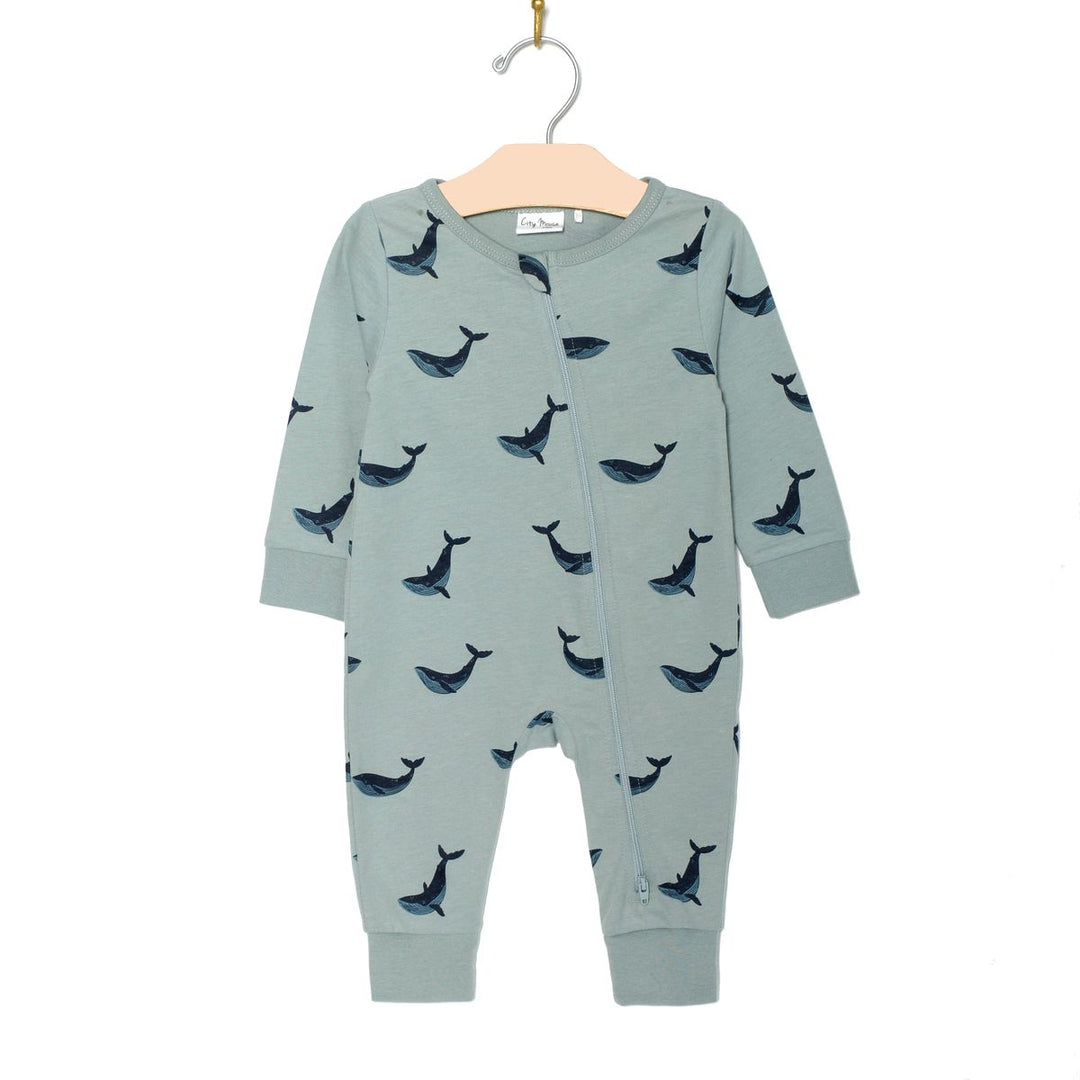 City Mouse Blue Whale Romper