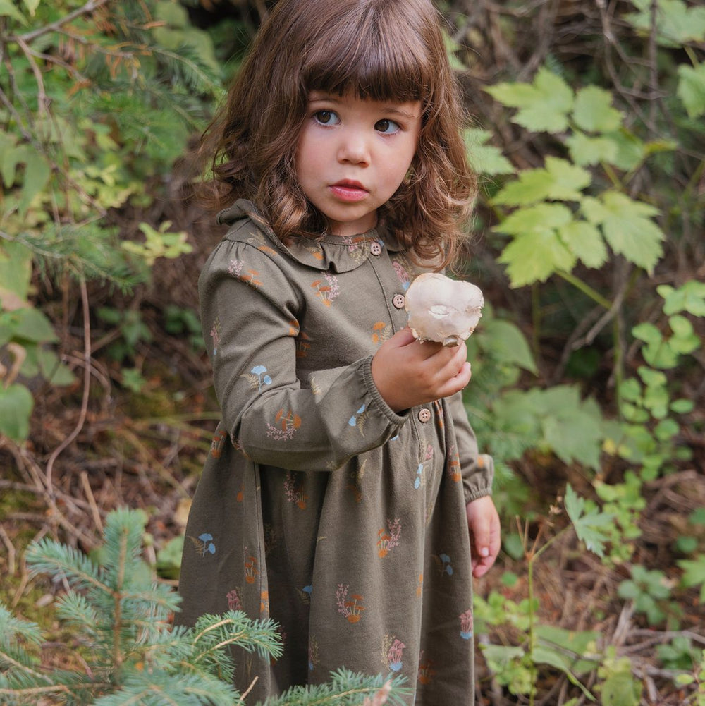 City Mouse Lichen Mushrooms Dress model