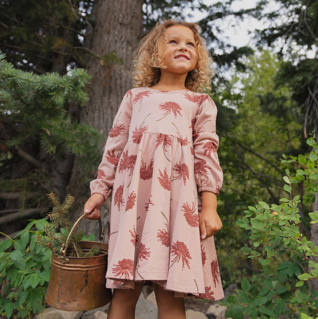 City Mouse Chrysanthemum Twirl Dress model
