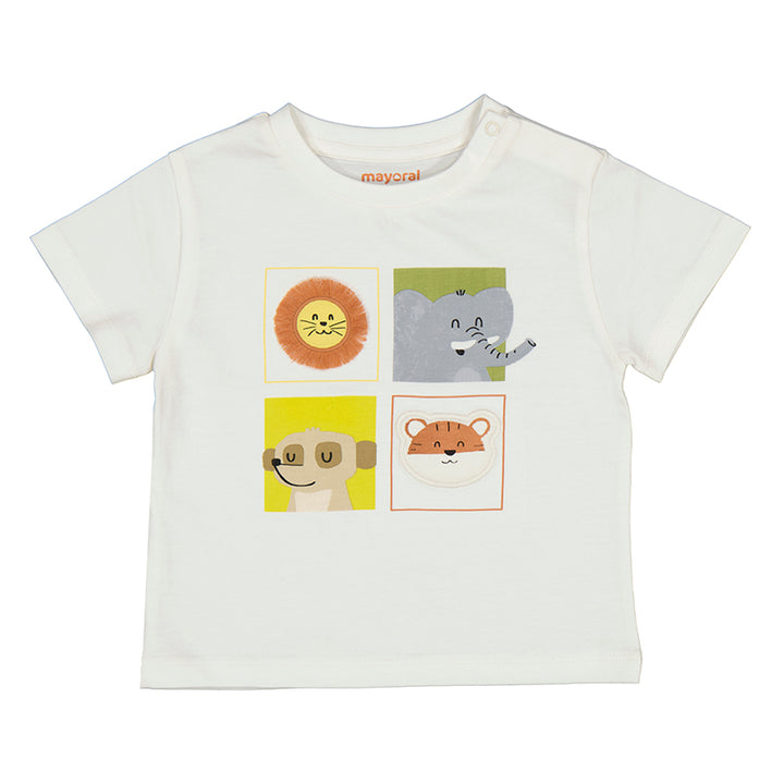 Mayoral Baby Animals Tee