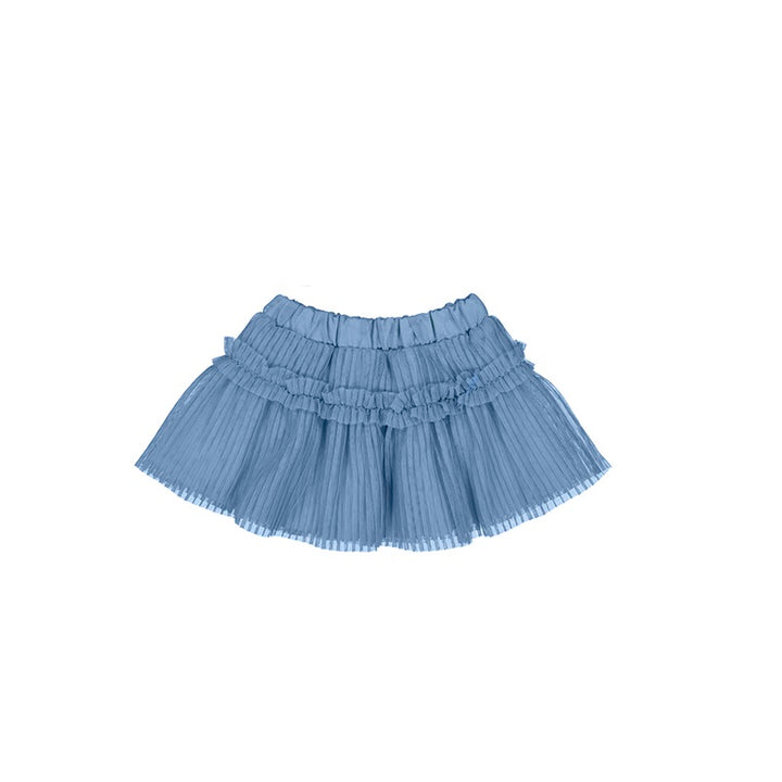 Pleated Voile Skirt