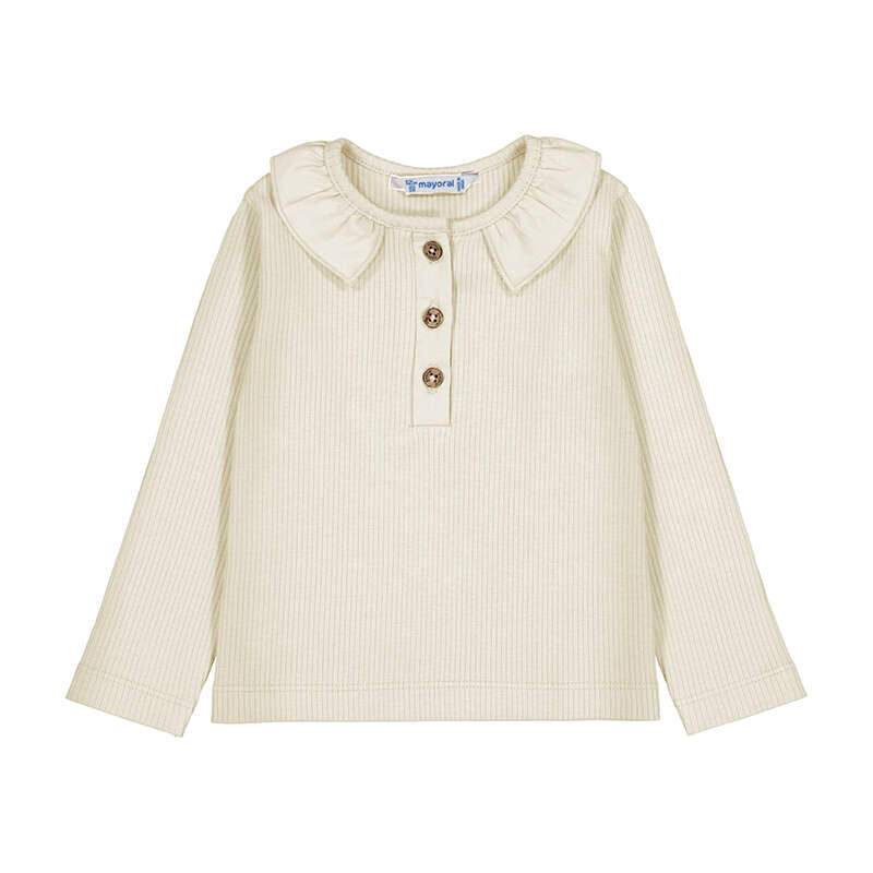 Mayoral Macchiato Ribbed Top 