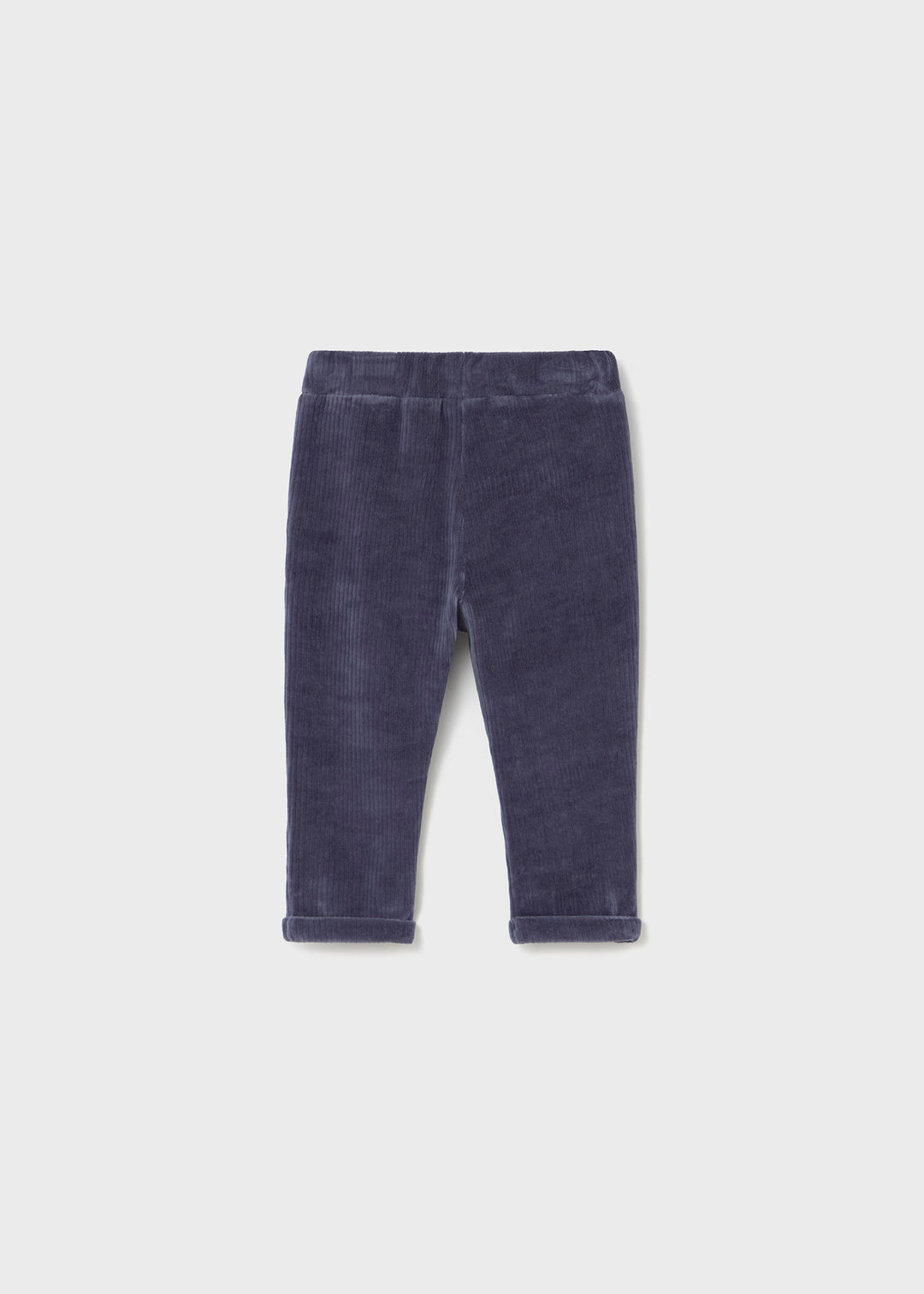 Mayoral Whale Blue Ribbed Pants back