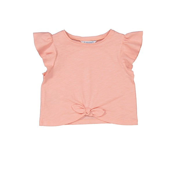 Mayoral Peach Knotted Top