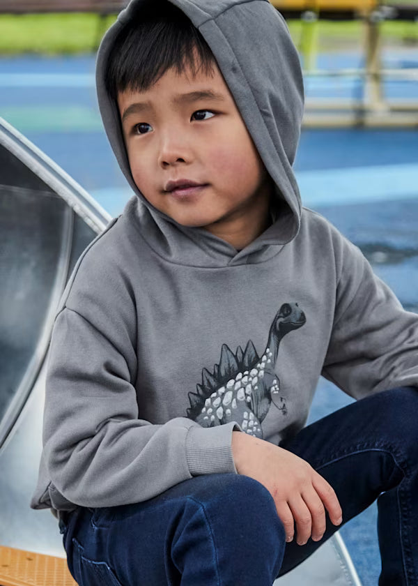Mayoral Embossed Dino Hoodie model