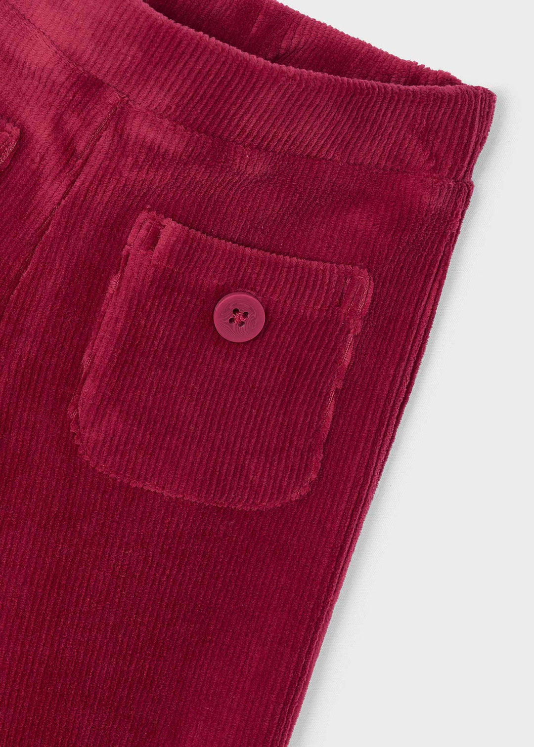 Mayoral Cherry Ribbed Pants detail