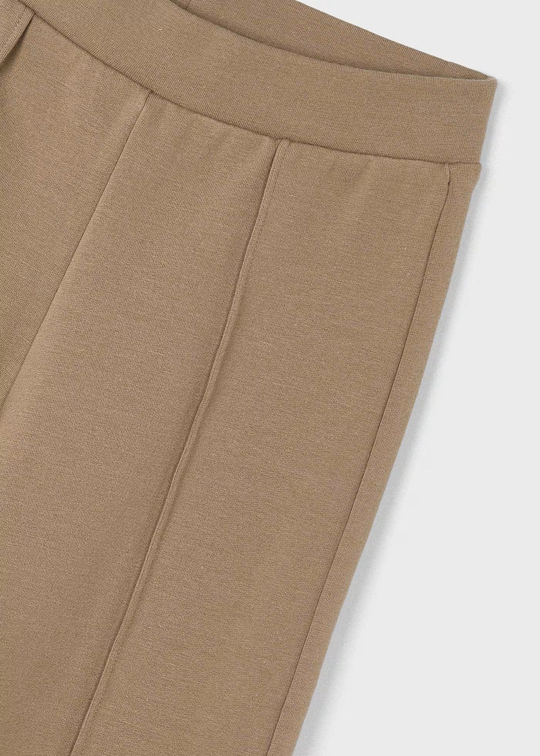 Mayoral Camel Fleece Lined Pants detail