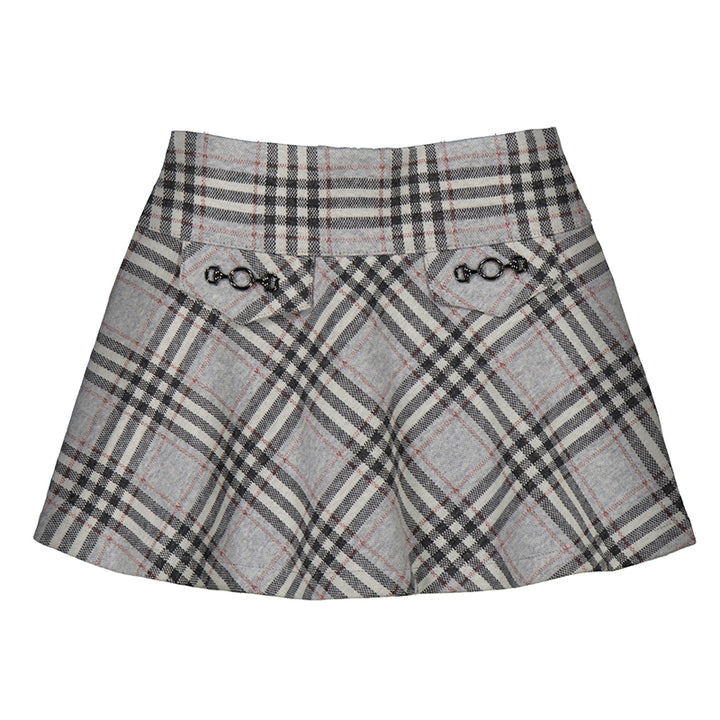 Plaid Jacquard Skirt