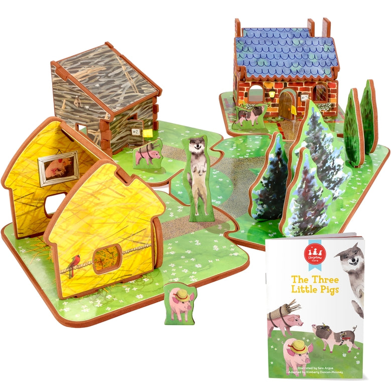 The Three Little Pigs Playset