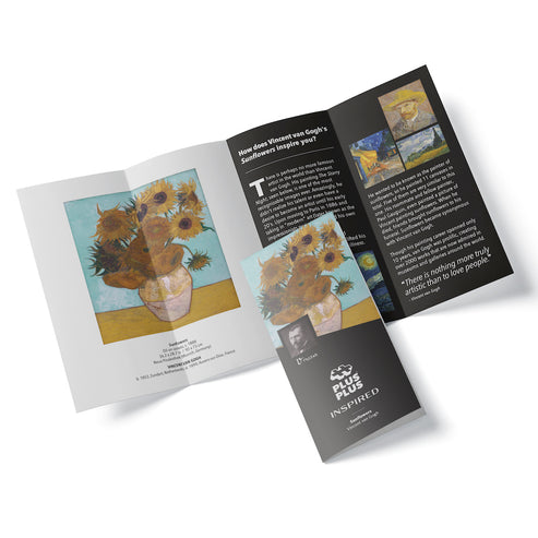 Plus Plus Inspired - Van Gogh - Sunflowers instructions