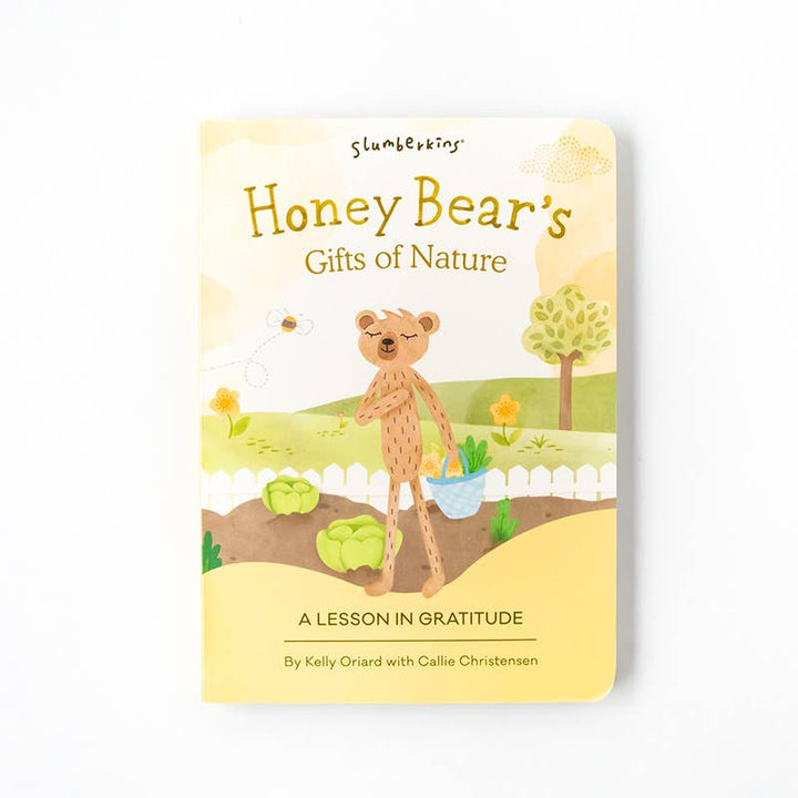 Slumberkins Honey Bear's Gratitude Plush Set book two