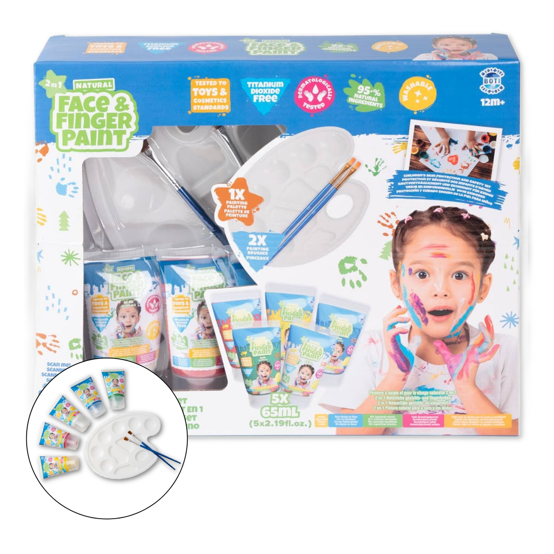 Natural Face & Finger Paint Paint Set
