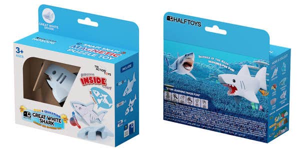 Halftoys Ocean White Shark boxes
