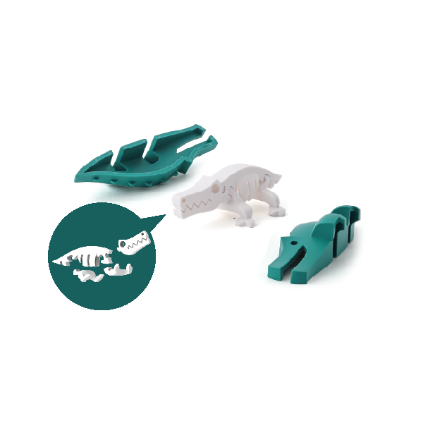 Halftoys Savanna Crocodile pieces