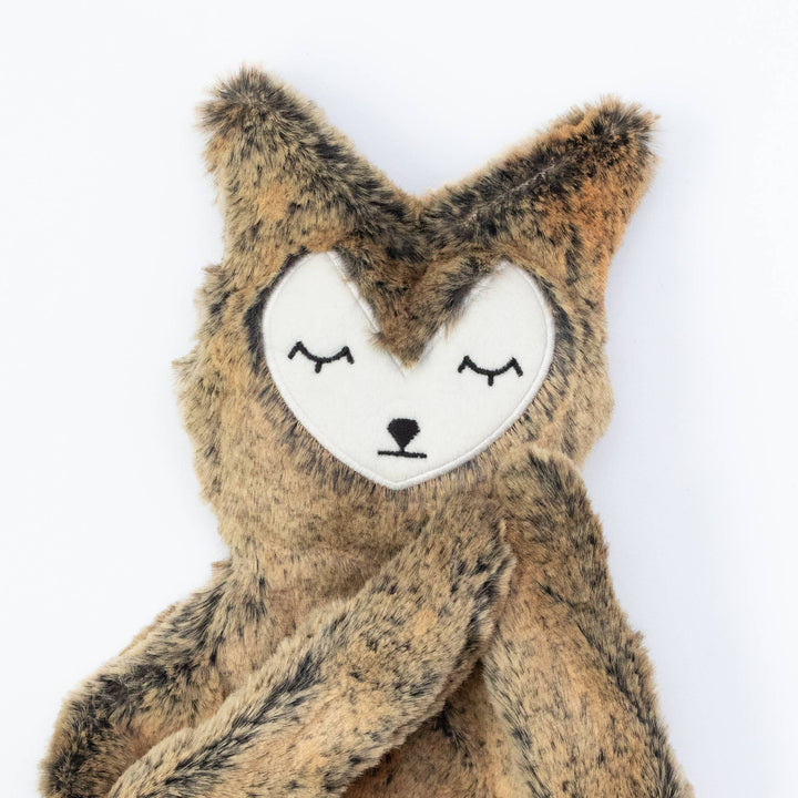 Fox's Navigating Change Plush Snuggler Set face