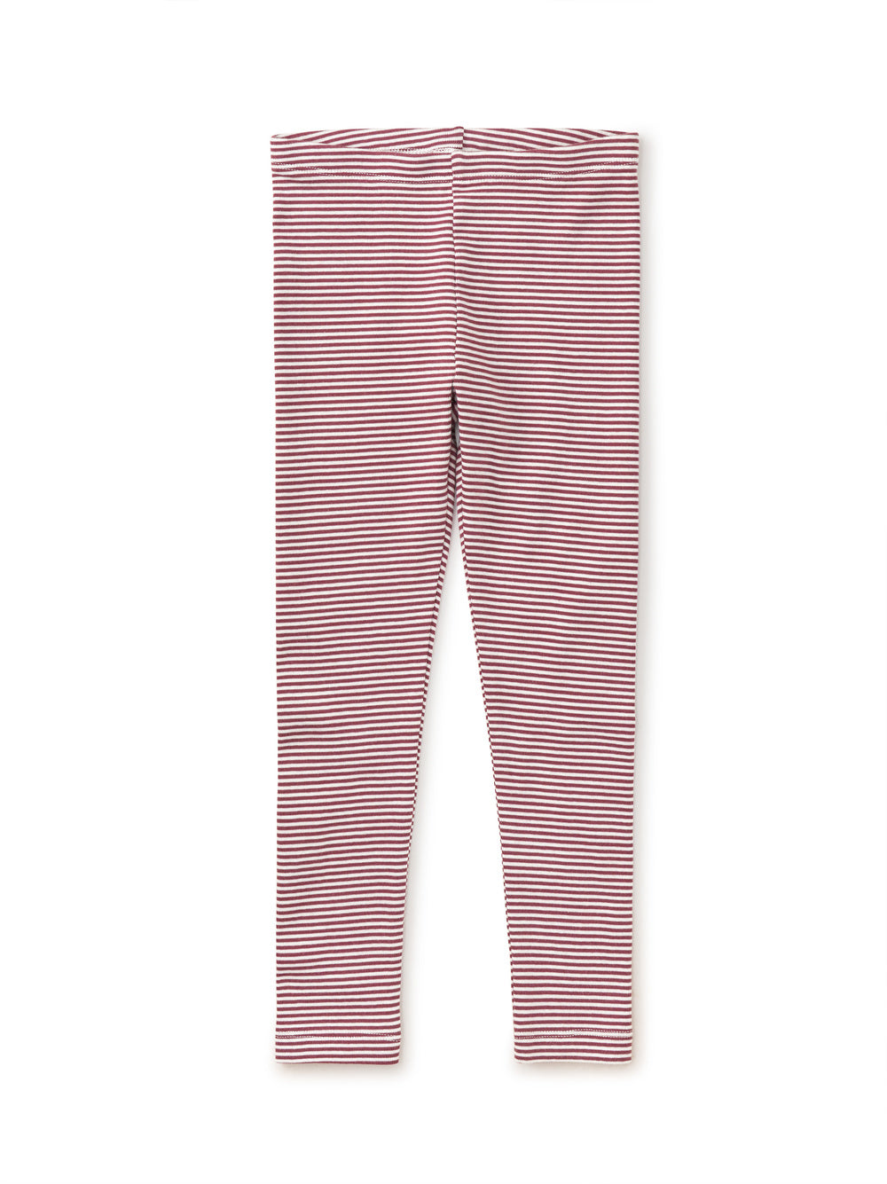 Tea Collection Striped Leggings in Cassis flat