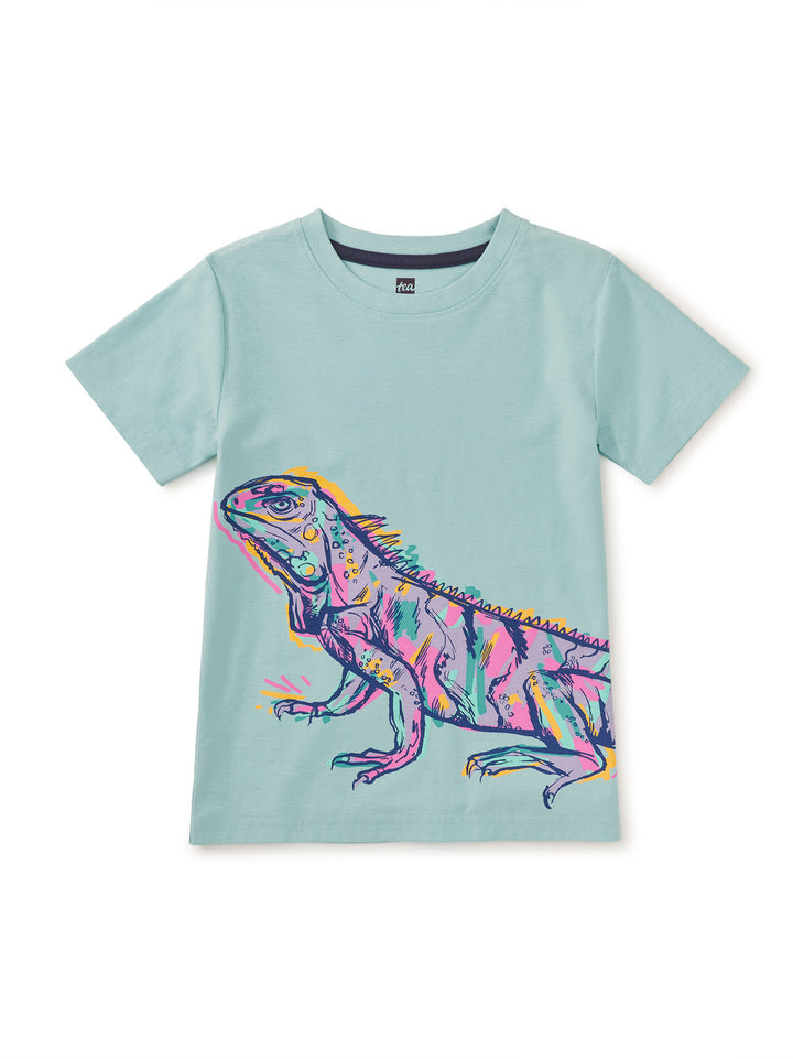 Tea Collection Graffiti Iguana Tee