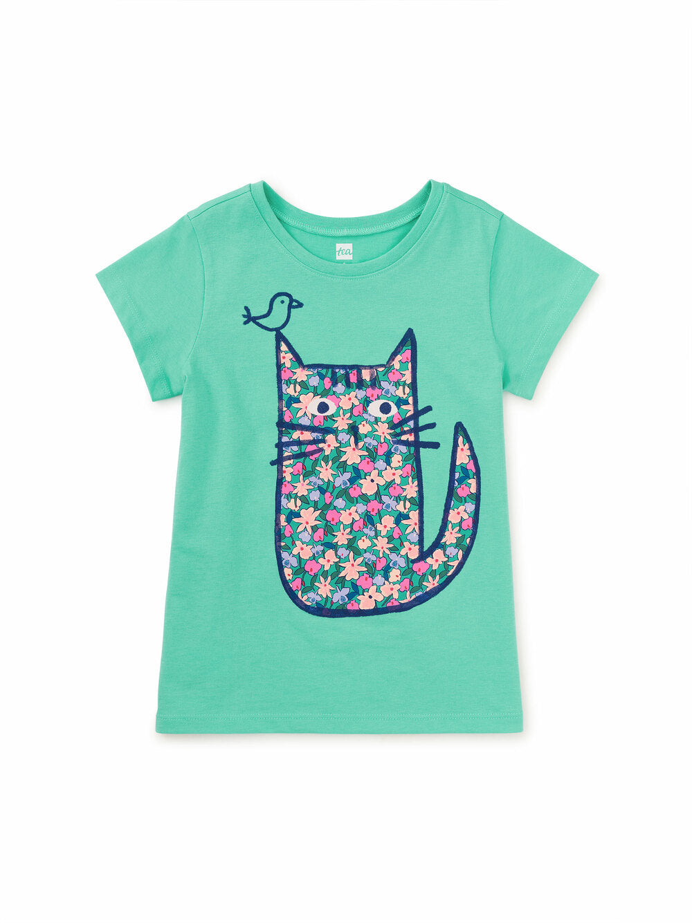 Tea Collection Floral Cat Tee