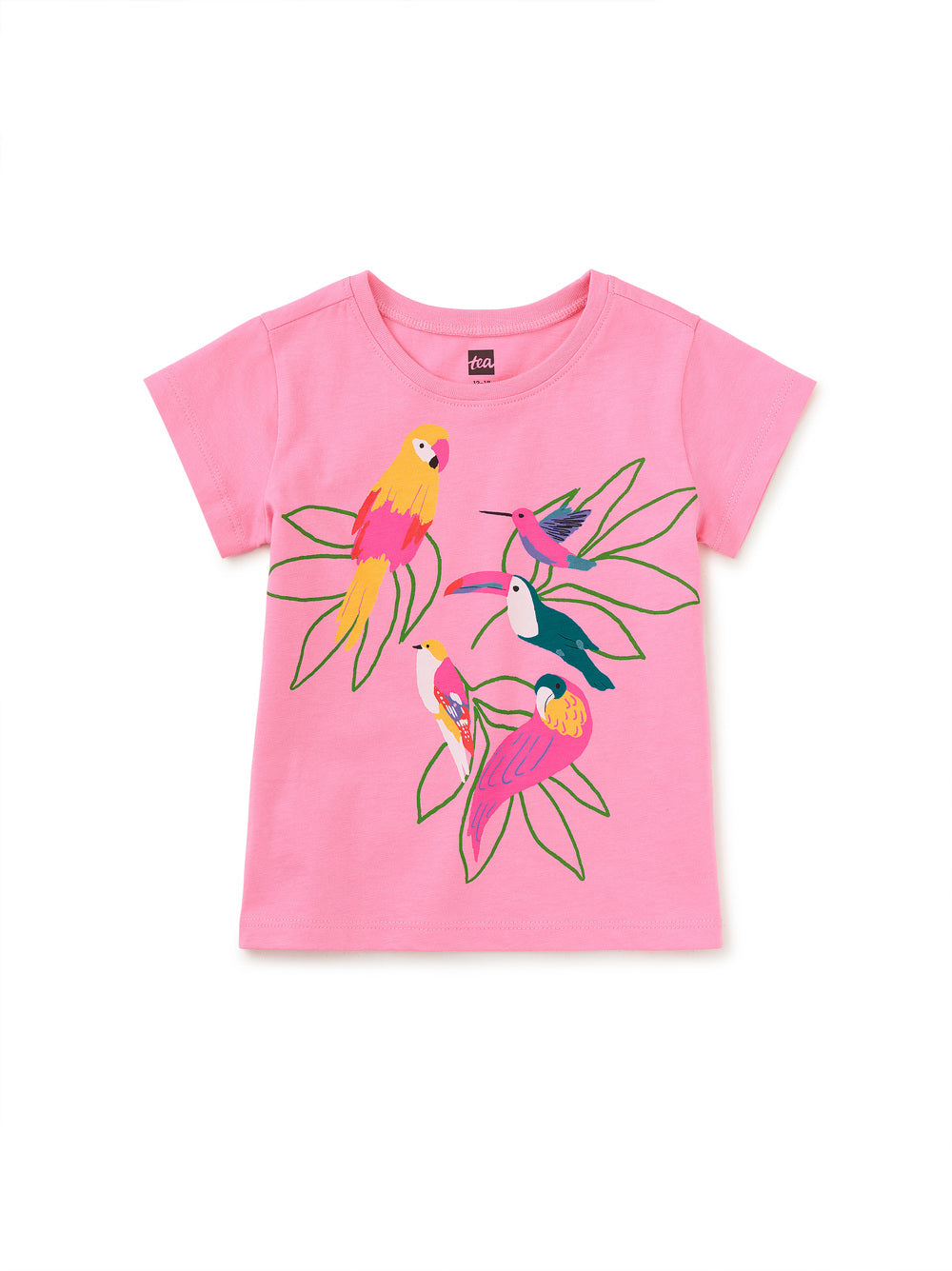 Tea Collection Tropical Birds Baby Tee