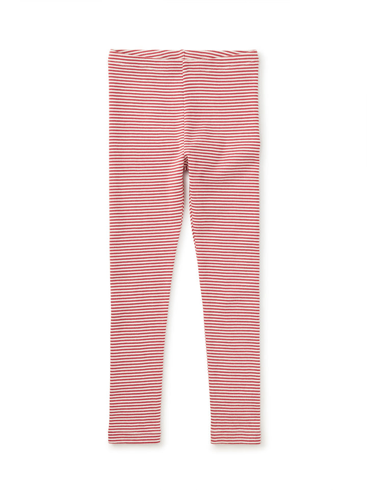 Tea Collection Striped Leggings in Orchid Mauve flat