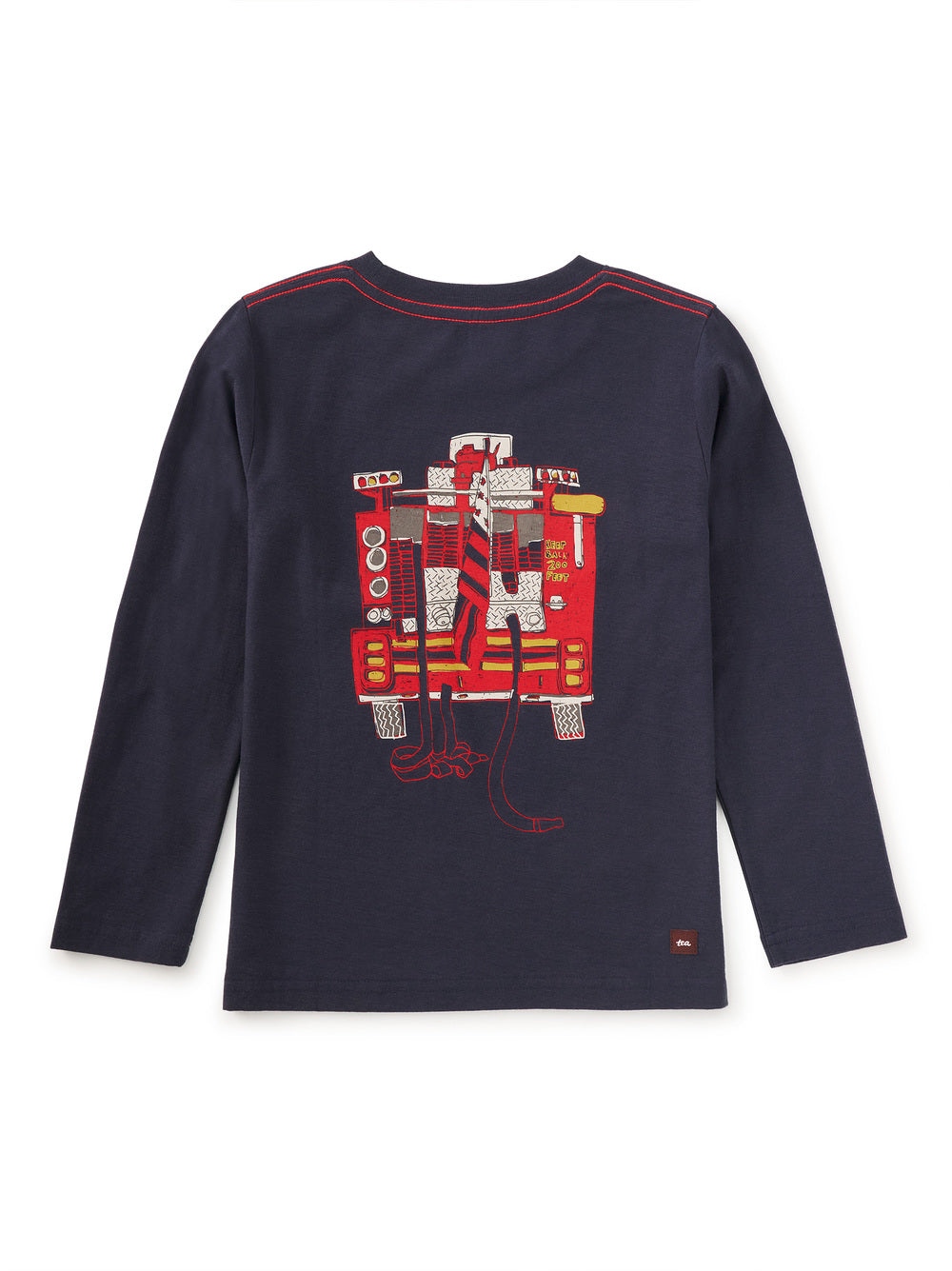 Tea Collection Fire Trunk Graphic Tee back