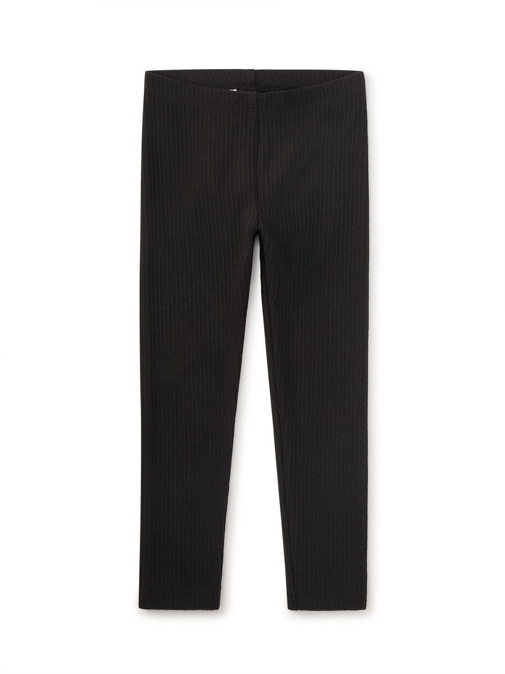 Tea Collection Pointelle Leggings in Jet Black flat