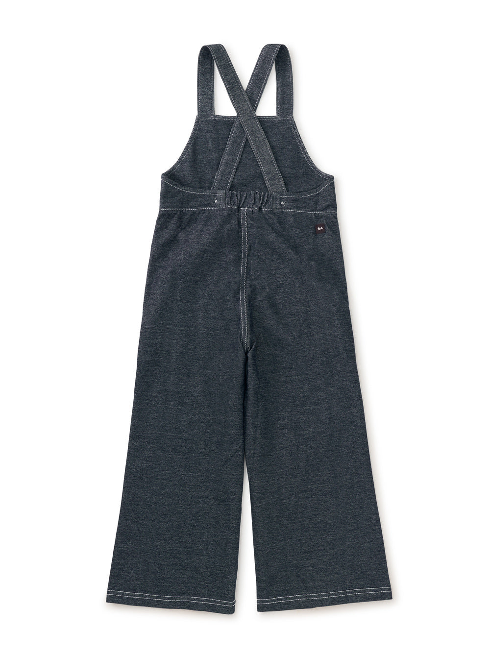 Tea Collection Wide Leg Denim-Like Overalls back