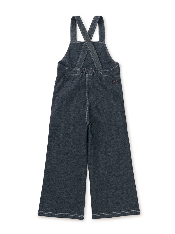 Tea Collection Wide Leg Denim-Like Overalls back