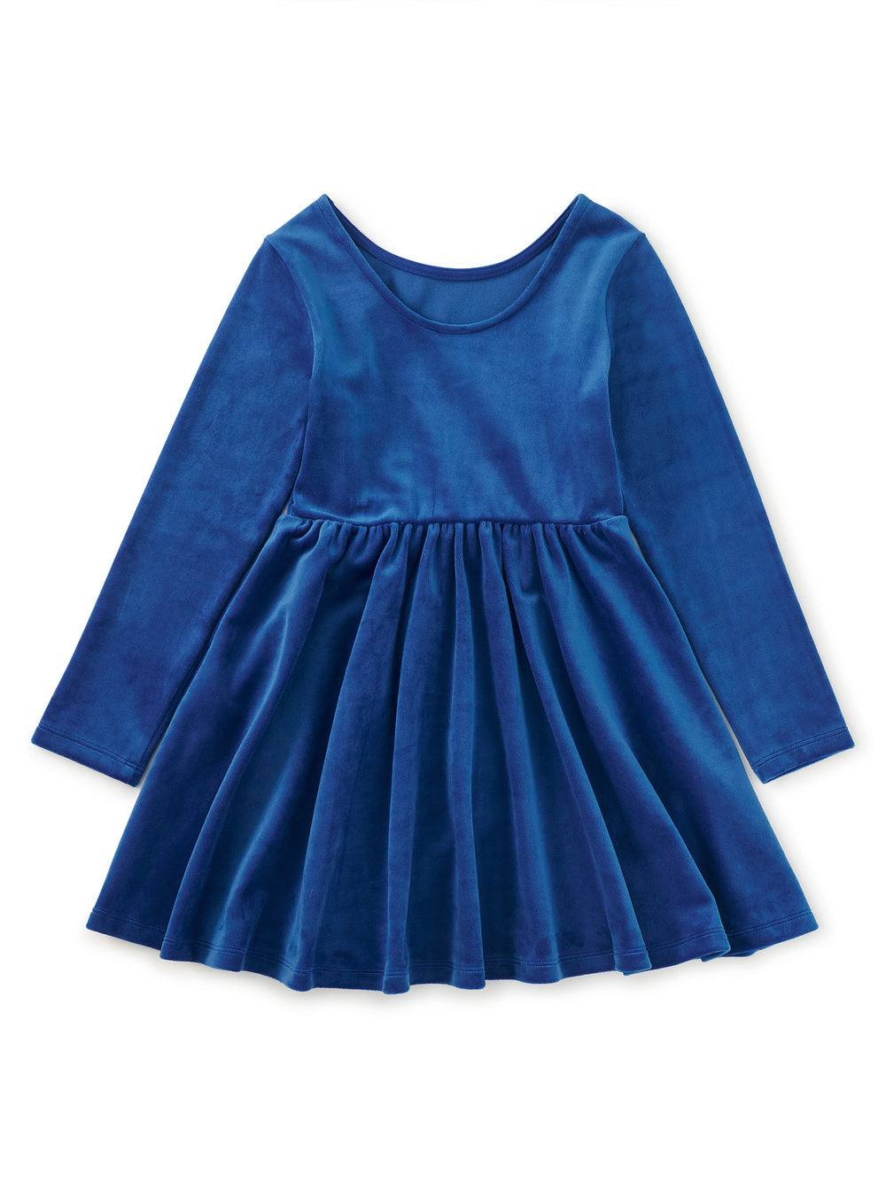 Tea Collection Galactic Blue Velour Dress back