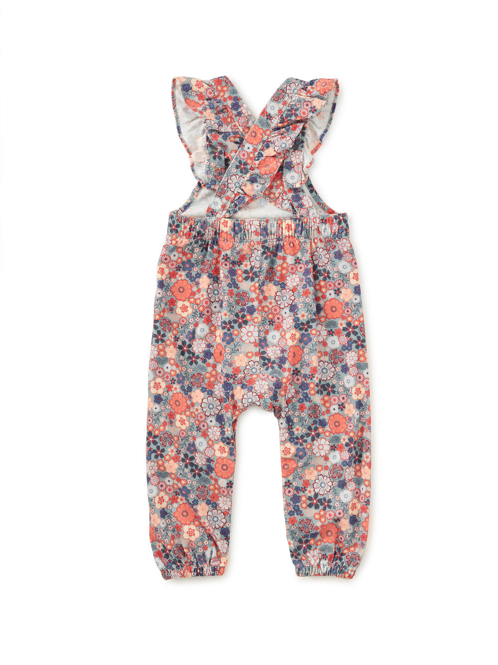 Japanese Mini Floral Overalls back