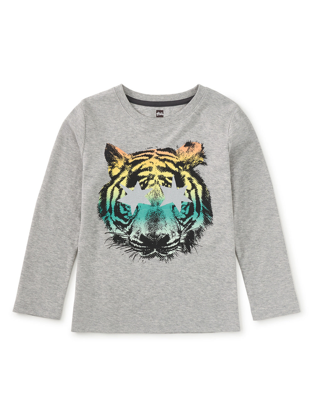 Tea Collection Star Foil Tiger Graphic Tee