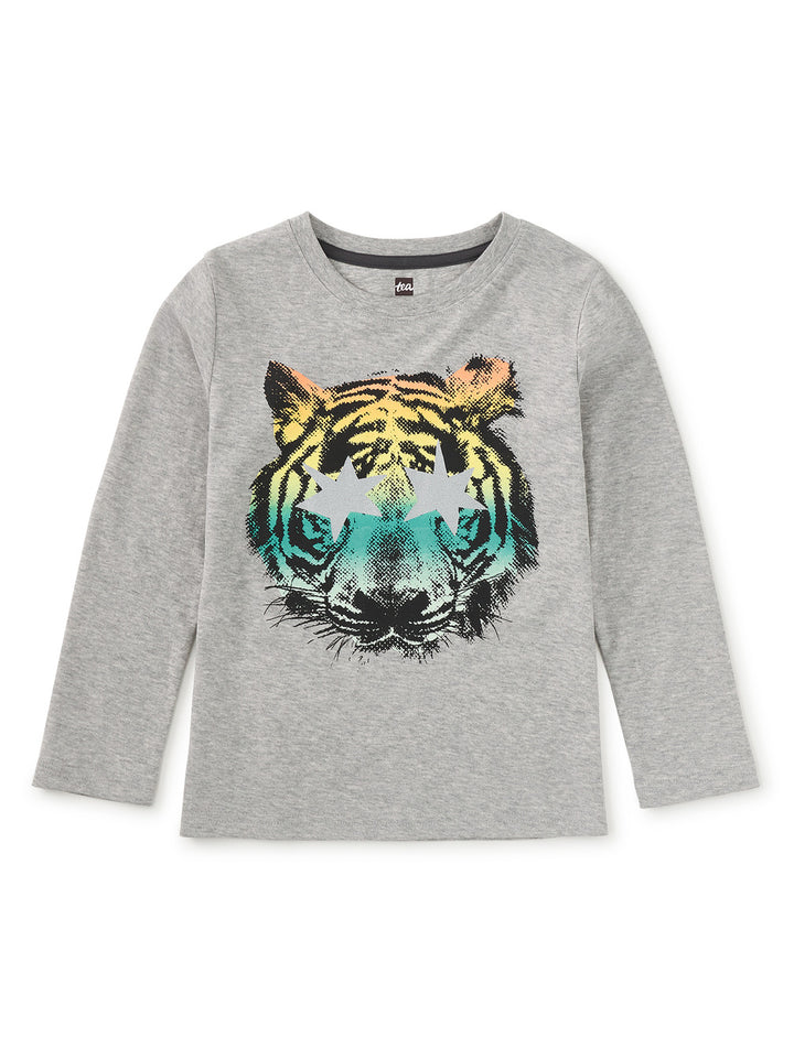 Tea Collection Star Foil Tiger Graphic Tee
