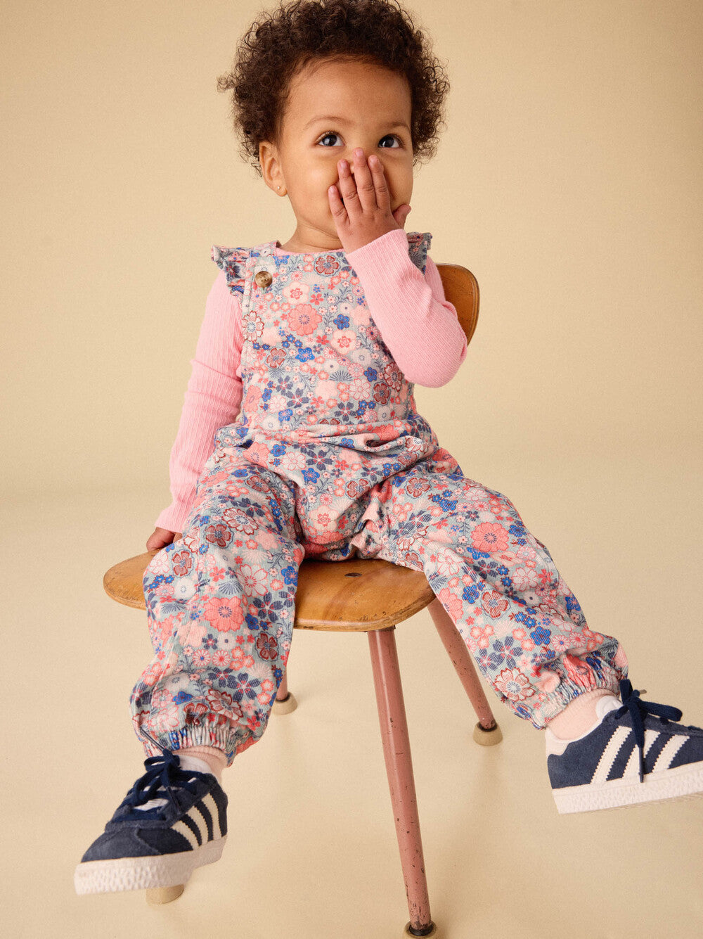 Tea Collection Japanese Mini Floral Overalls model chair
