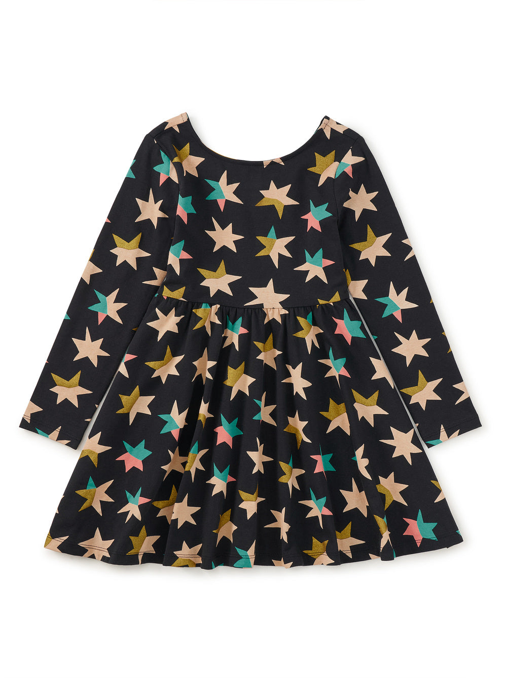 Tea Collection Colorblock Metallic Stars Ballet Dress