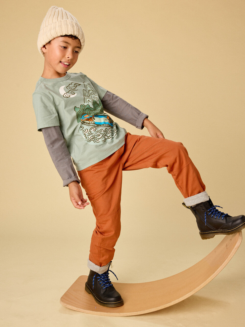 Tea Collection Korean Train Layered Tee model