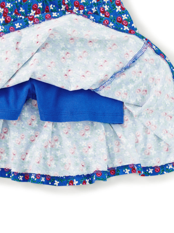 Tea Collection Flamenco Fan Rose Twirl Skort shorts