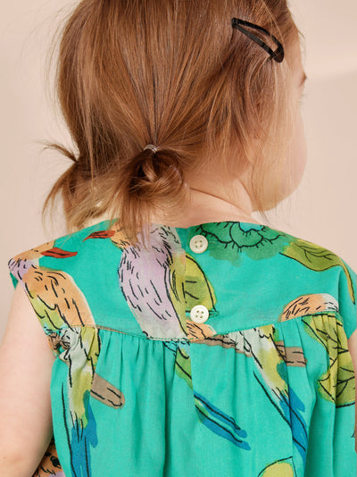 Lilac Breasted Roller Printed Empire Baby Dress