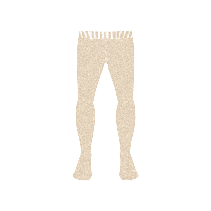 Sparkly Tights in Tapioca Gold