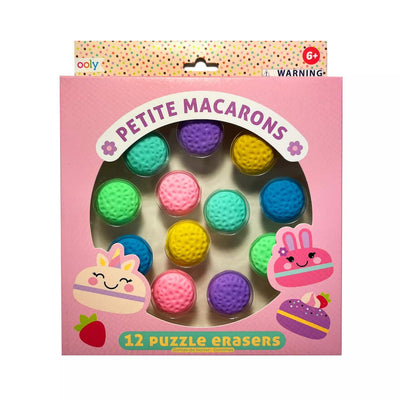 Petite Macarons Puzzle Erasers