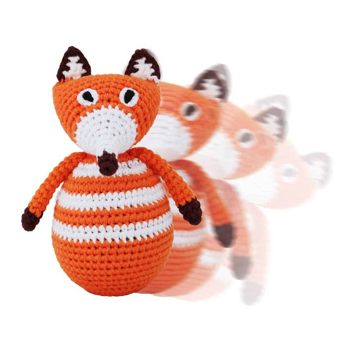 Fred Fox Crochet Standup Toy