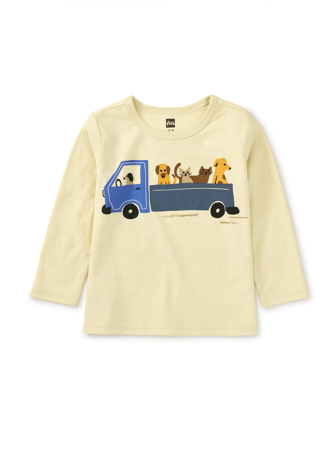 Tea Collection Animal Truck Baby Tee