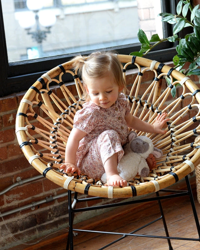 City Mouse Spring Bouquet Romper papasan