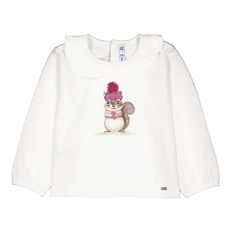 Mayoral Pom Pom Squirrel Top