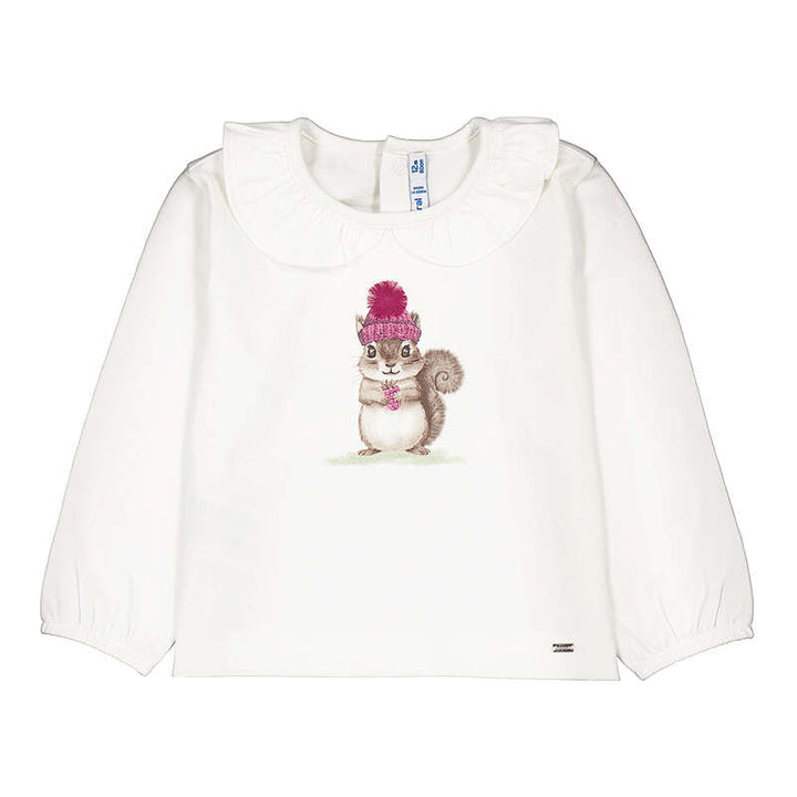 Mayoral Pom Pom Squirrel Top