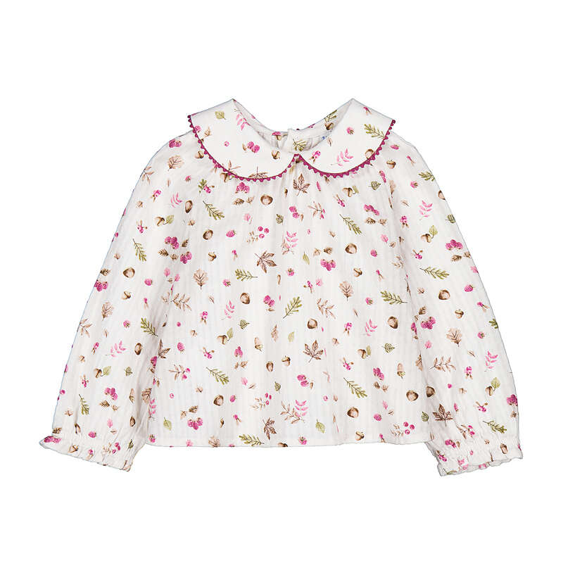 Mayoral Raspberries & Acorns Blouse