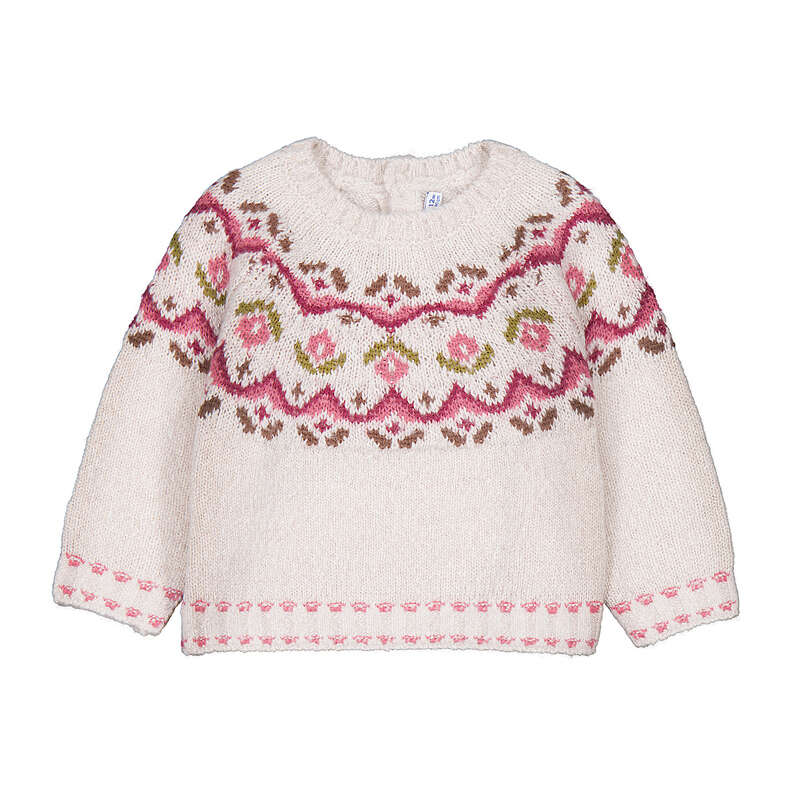 mayoral Rose Fair Isle Sweater