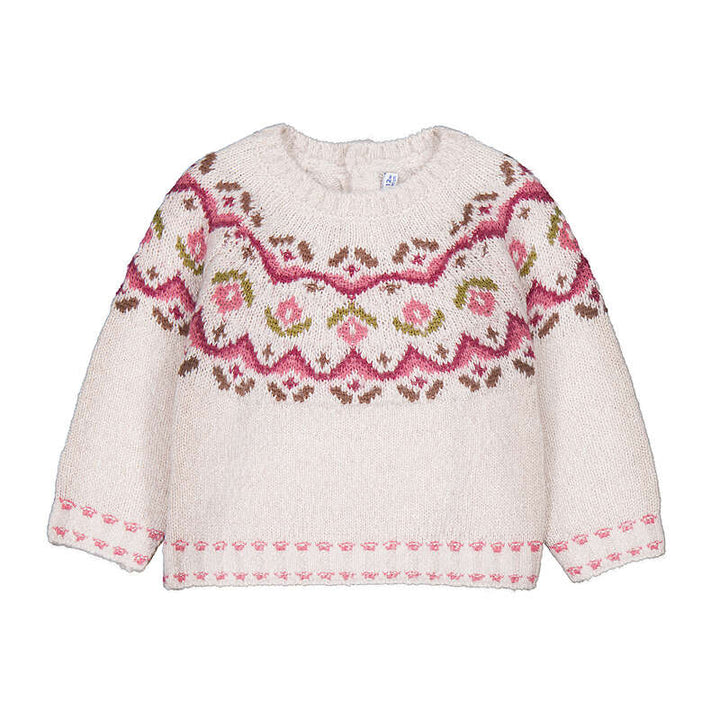 mayoral Rose Fair Isle Sweater
