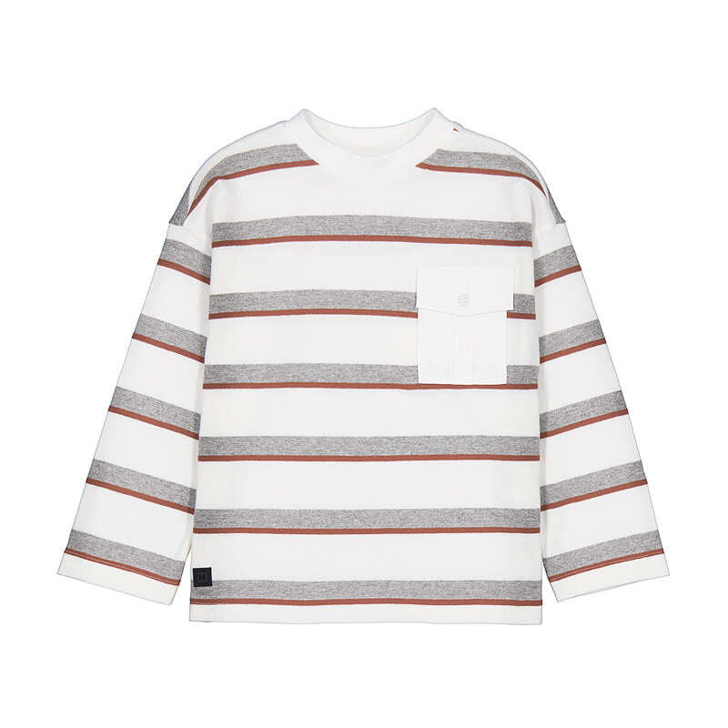 Mayoral Striped Pocket Tee